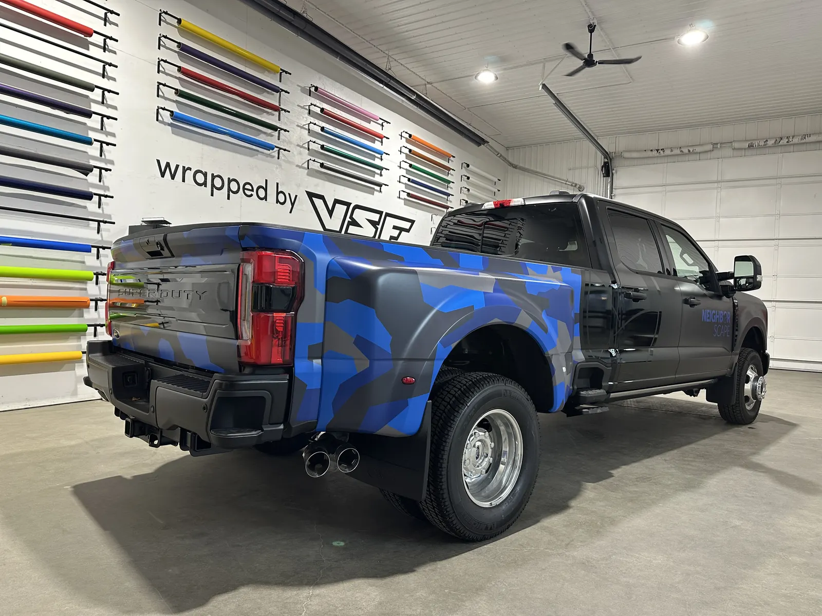 Blue Camo Ram Dually