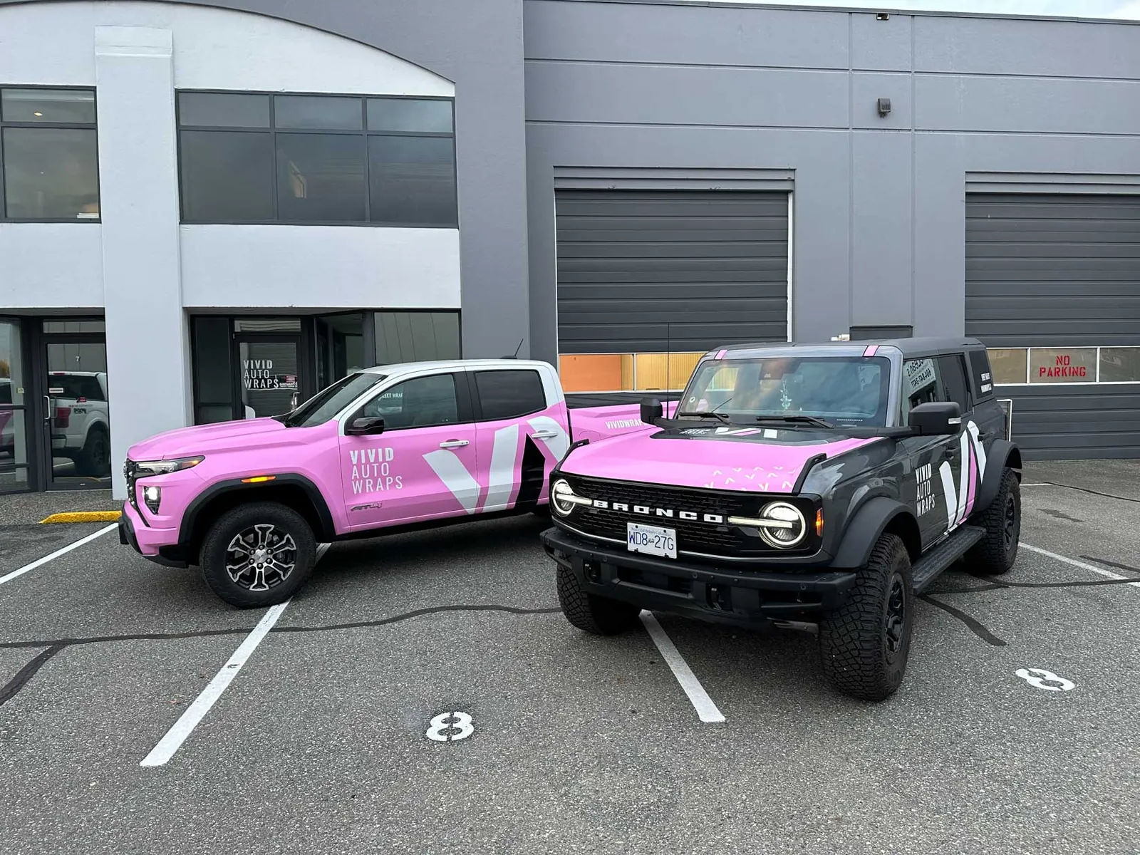 VIVID Wraps Pickup and Bronco