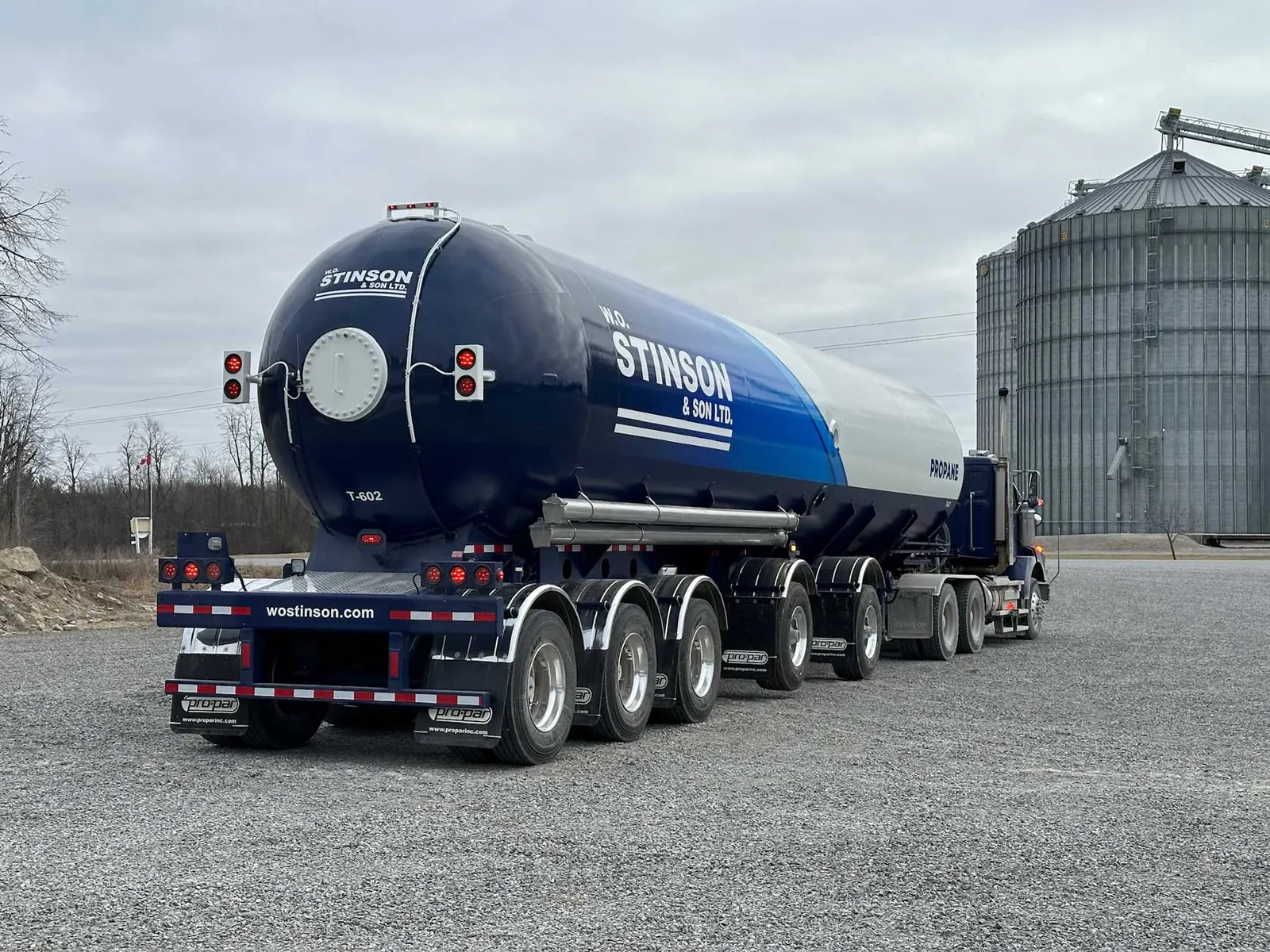 WO Stinson Propane Trailer T-602