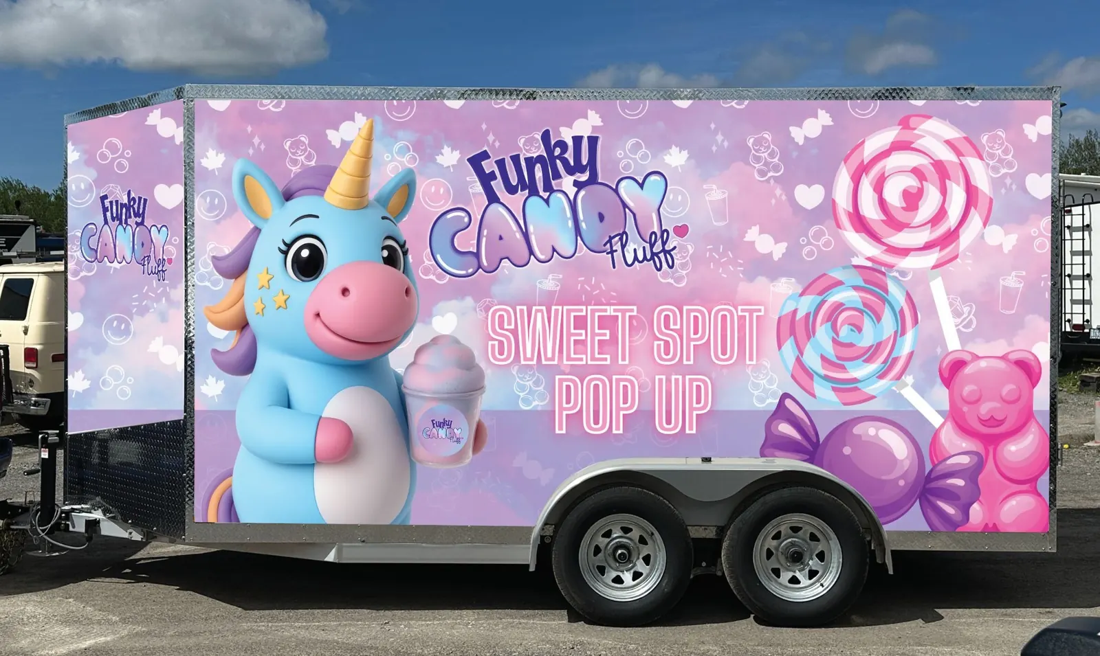 Funky Candy Fluff Trailer