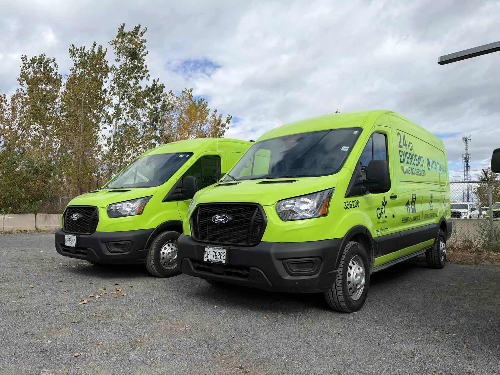 GFL Environmental Ford Transit Vans