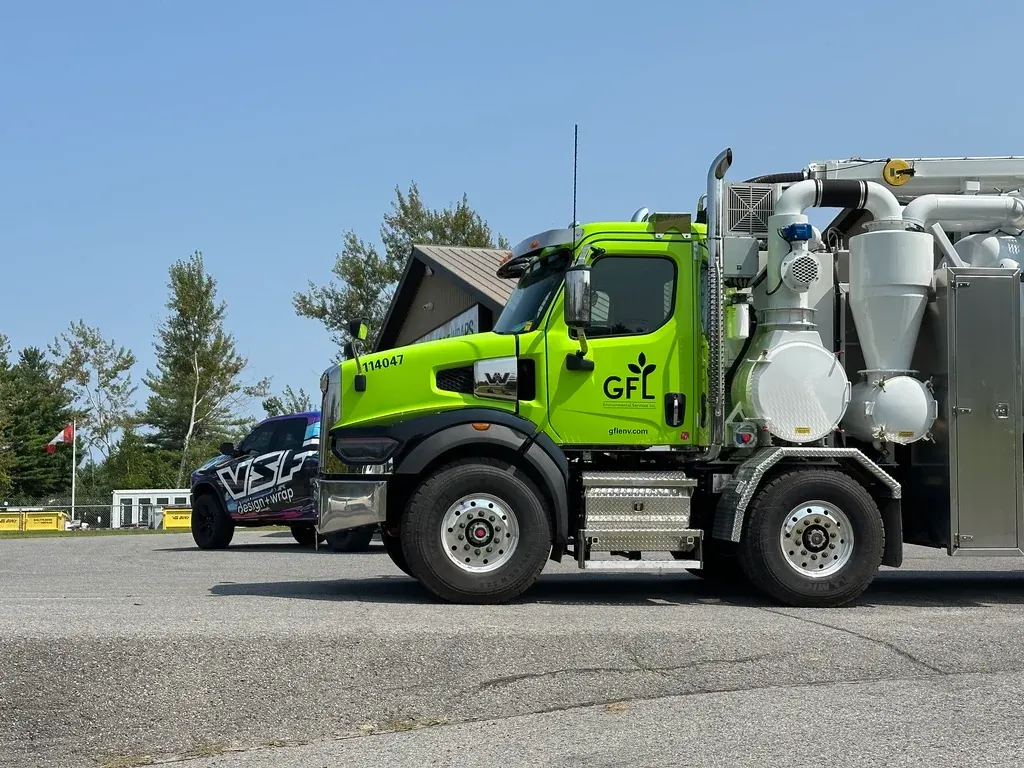 GFL Environmental vacuum truck wrap