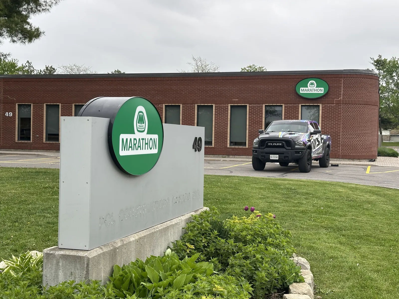 Marathon Underground Building Sign