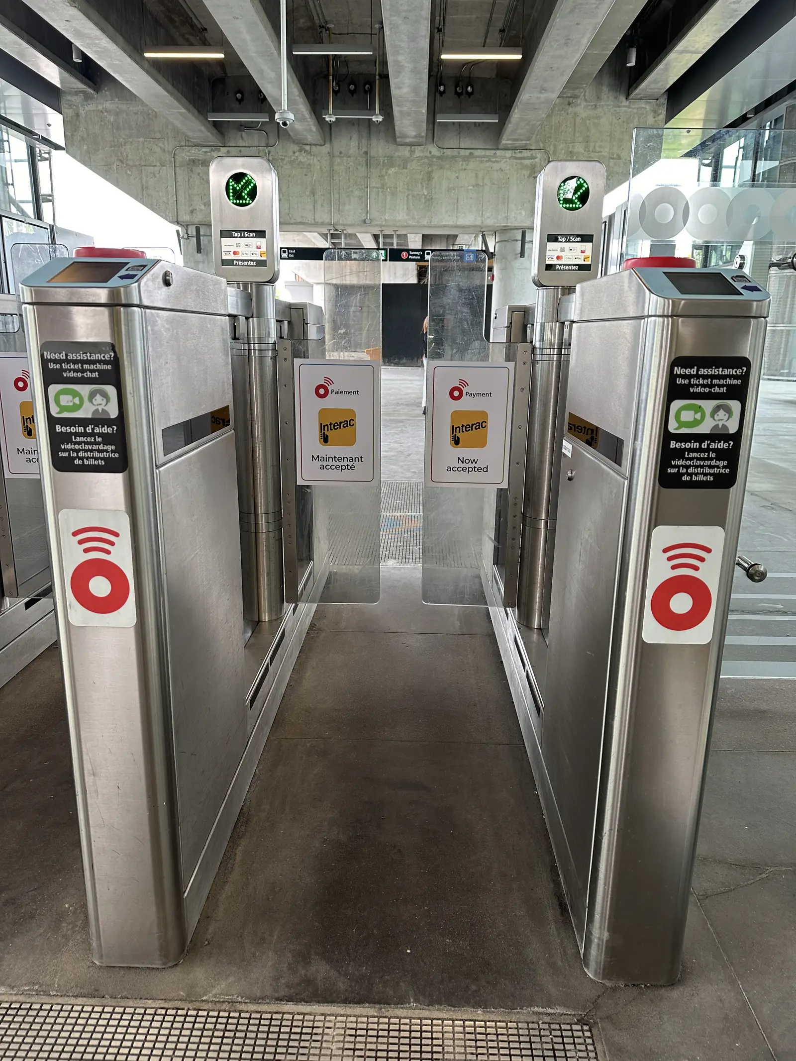 OC Transpo Fare Gate Decals