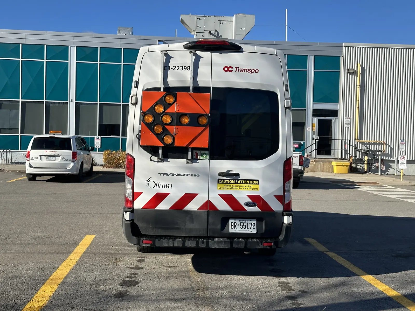 OC Transpo Ford Transit Van Rear