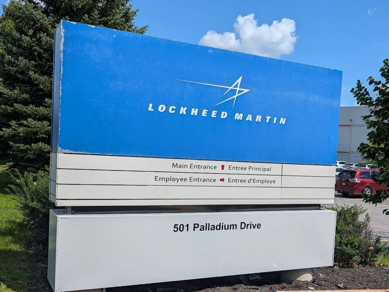 Sign Repair at Lockheed Martin