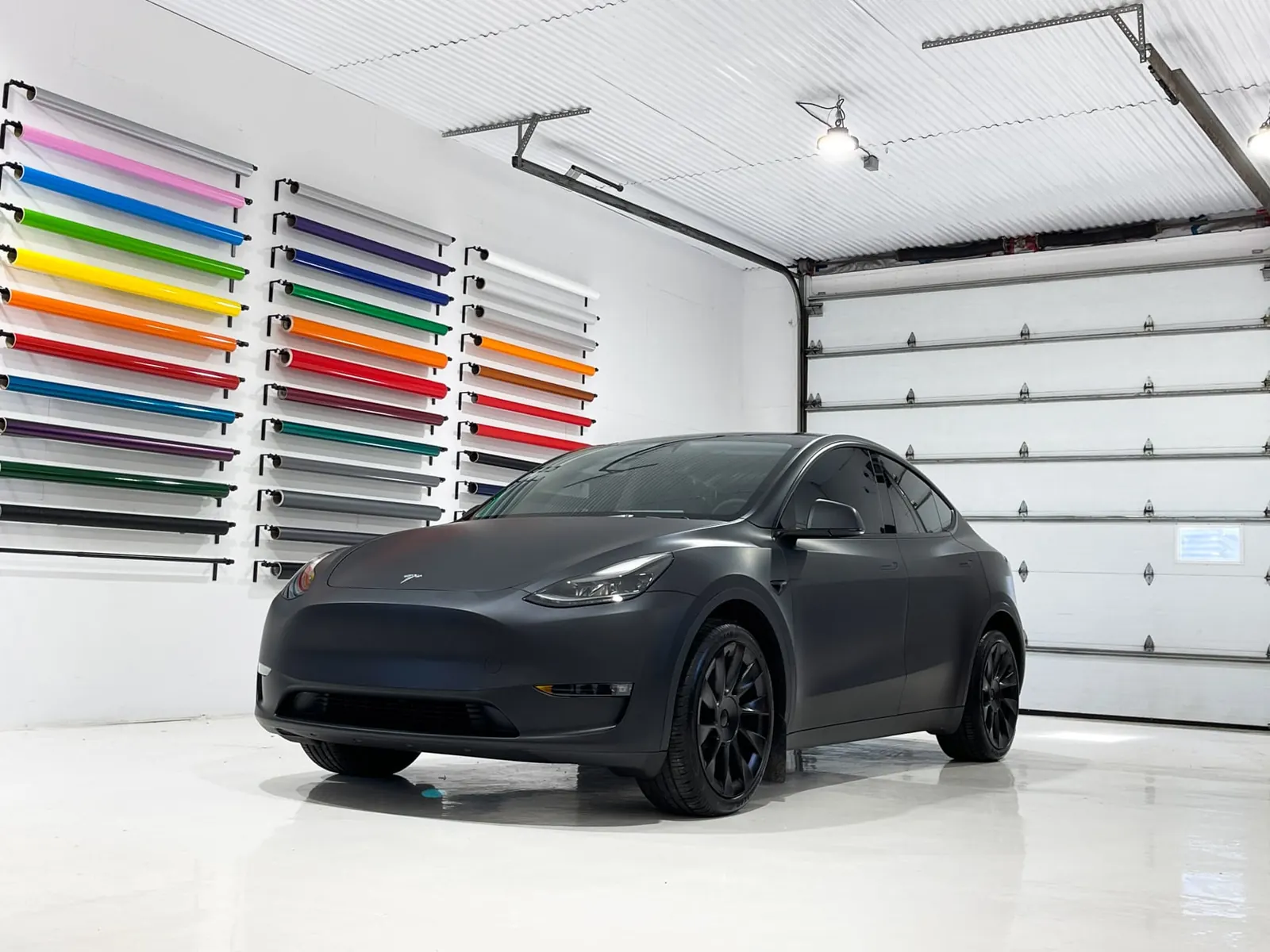 Vinyl colour change on a Tesla Model Y