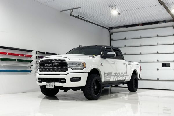 A durable and professional Ram 3500 wrap for VS Landscape Group, designed to withstand daily use while promoting brand identity.