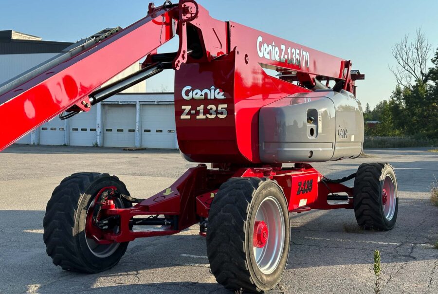 Genie Z-135/70 with custom decal package for Adrian Scouten by VSF Wrap in Ottawa